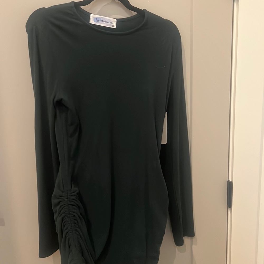 Side Tie Fitted Dress